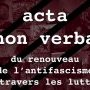Antifascisme : projection-débat du film « Acta non verba » le 1er février à (...)