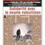 La Bafouille rebelle - août 2014 - Palestine