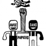 Solidarité avec les travailleurs sans papiers en grève et régularisation de (...)