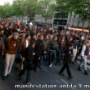 Manifestation des antifascistes radicaux à Paris