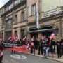 Toulouse : Premier rassemblement syndical devant le bar restaurant (...)