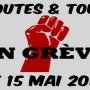 Grève des travailleurs de la fonction publique le 15 mai