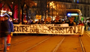 Manifestation contre la répression à Grenoble