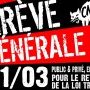 Le 31 mars, grève générale contre la loi Travail et manifestation régionale à (...)