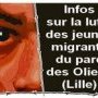 Infos sur la lutte des jeunes migrants du parc des Olieux (Lille)